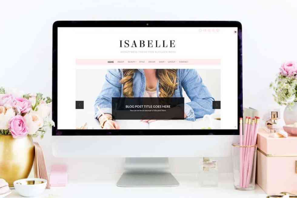 Isabelle Feminine WordPress Blog Theme