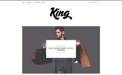 King free WooCommerce ready theme from ThemeIt
